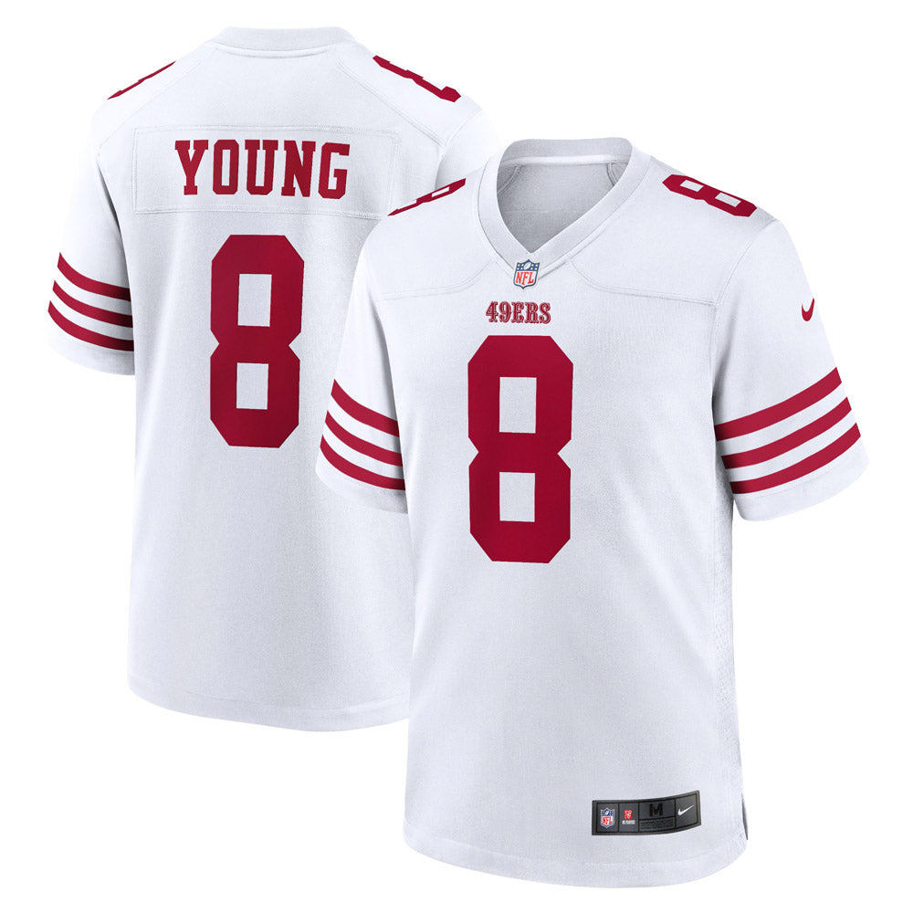 Men's San Francisco 49ers Steve Young Retired Player Game Jersey White