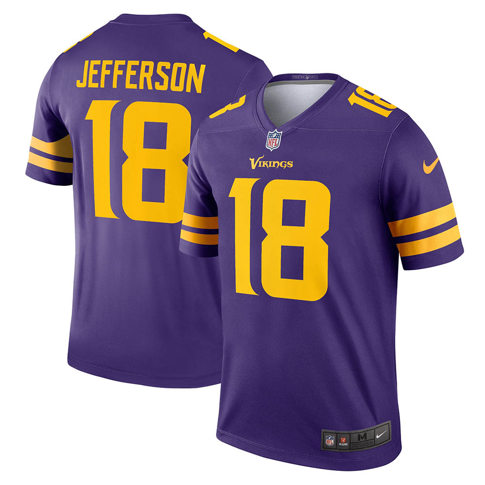 Men's Minnesota Vikings Justin Jefferson Alternate Legend Jersey Purple
