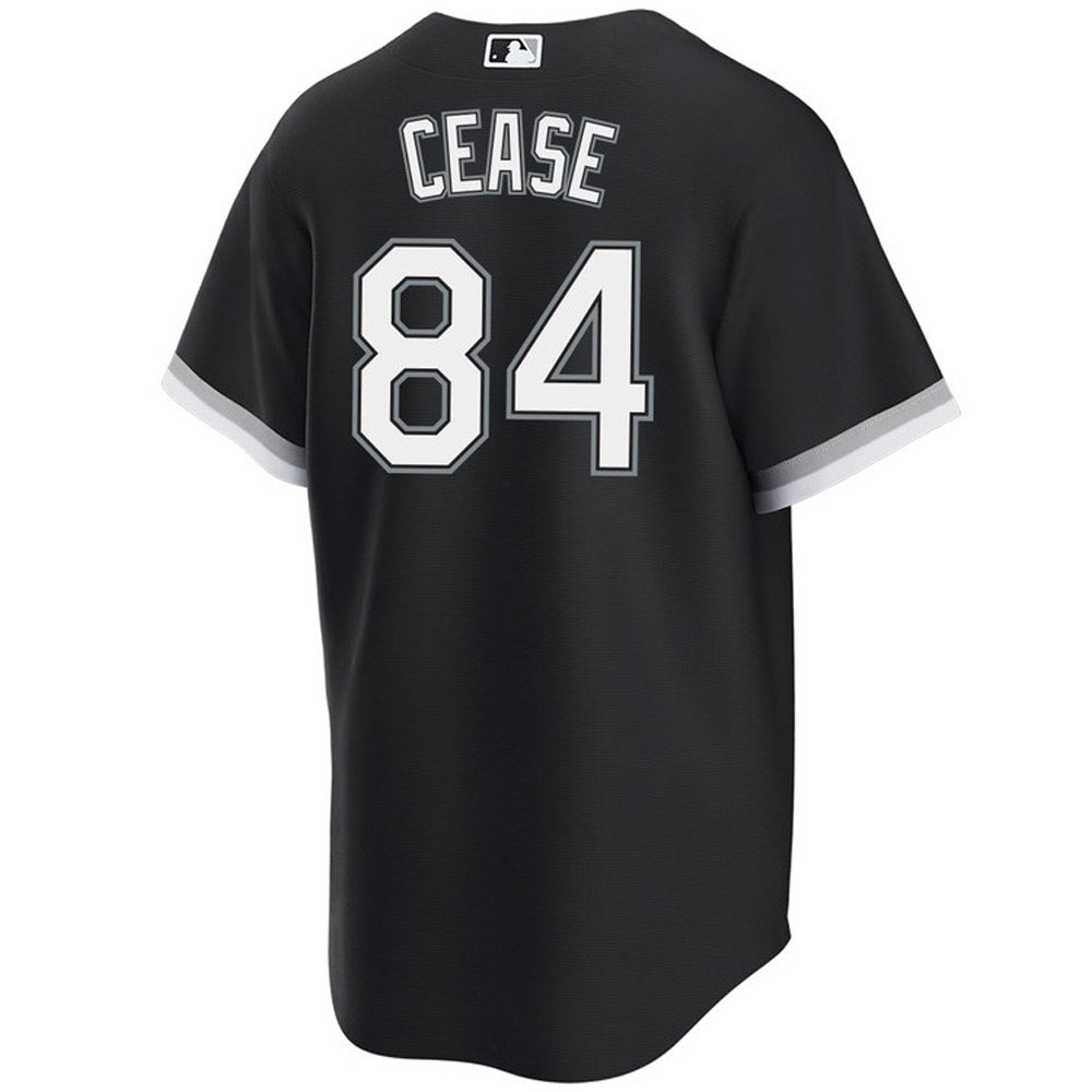 Men's Chicago White Sox Dylan Cease Cool Base Replica Alternate Jersey - Black