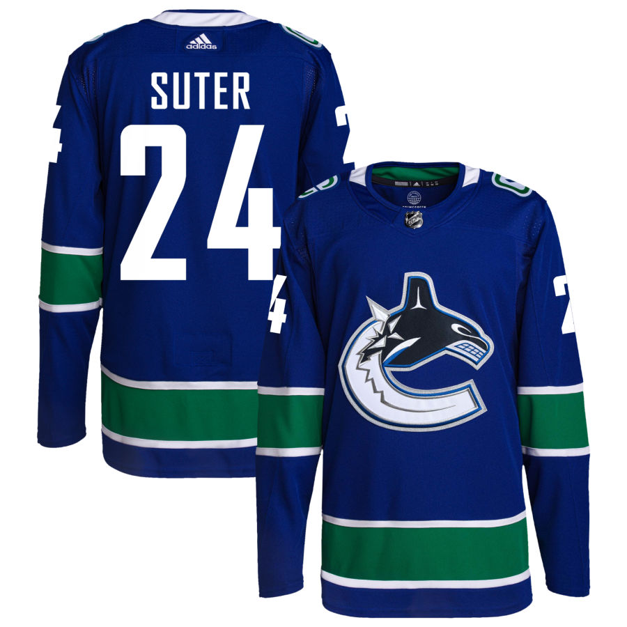 Pius Suter Vancouver Canucks adidas Home Primegreen Authentic Pro Jersey - Royal